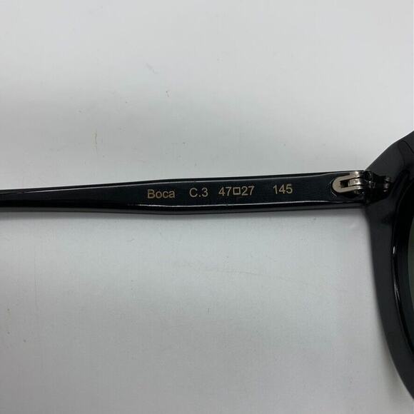 ILLESTEVA BOCA BLACK MATTE SUNGLASSES w/Blue Mirror Lenses-Slightly used - Picture 5 of 6